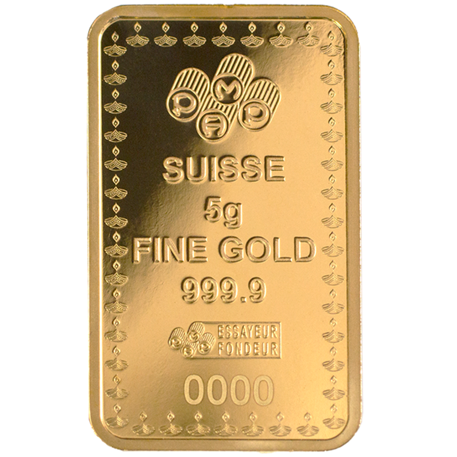 1 oz Gold PAMP Suisse Diwali Lakshmi