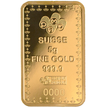 1 oz Gold PAMP Suisse Diwali Lakshmi