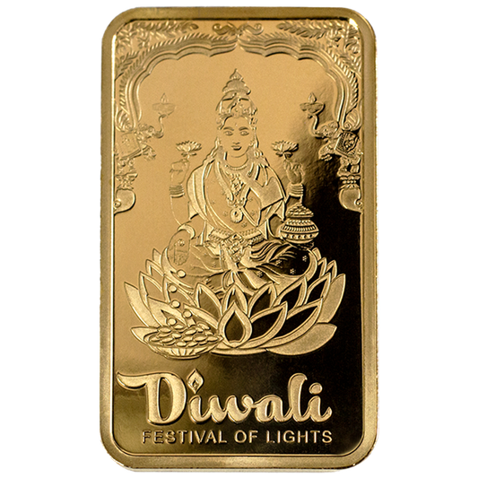 1 oz Gold PAMP Suisse Diwali Lakshmi