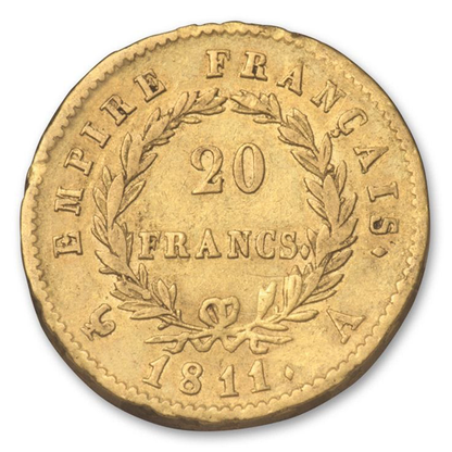 1811 Napoleon 20 Francs - Avg Circ