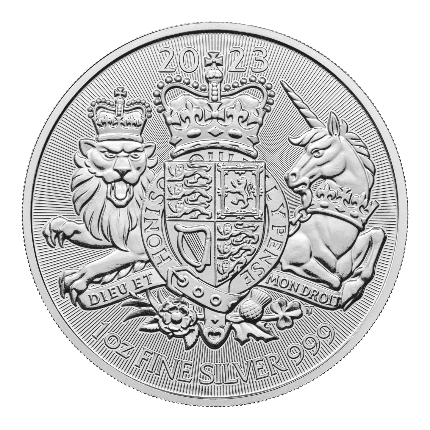 2023 The Royal Arms - King Charles III - 1oz Silver Bullion Coin